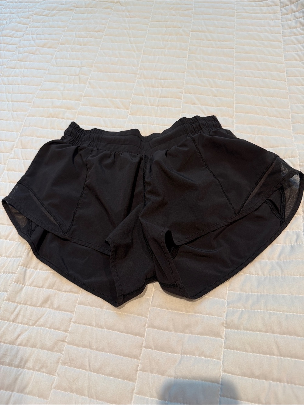 lululemon athletica Black Women's Athletic Running Shorts | Size 4 - Picture 2 of 2